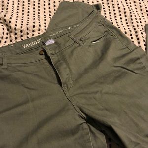 Westport Green Skinny Jeans